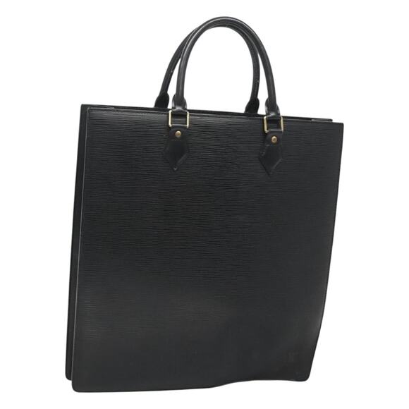LOUIS VUITTON Epi Sac Plat Hand Bag Black M59082 - Picture 1 of 16